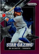 2020 Panini Prizm Bo Bichette Star Gazing Rookie Purple Prizm SG-6