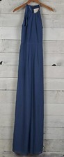Weddington Way Bridesmaid Prom Pageant Dress Dusty Blue Womens 4 Isabelle Style