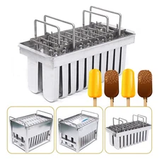 20pcs Stainless Steel Ice Cream Sticks Mold Ice Lolly  Mold Pop Holder