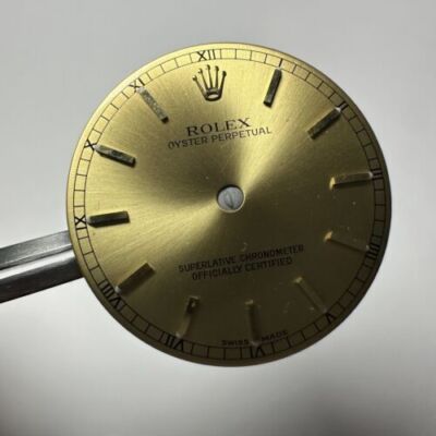 Rolex Oyster Perpetual 31mm Champagner Zifferblatt