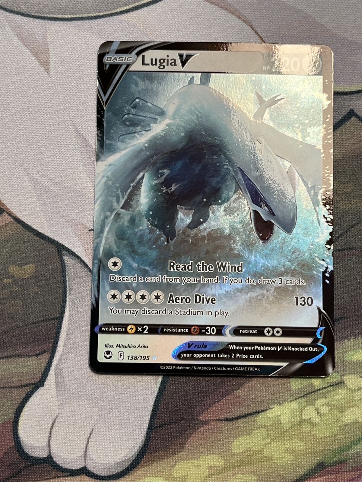 Pokemon Trading Card Game Sword & Shield Silver Tempest Single Card Ultra  Rare Lugia V #138