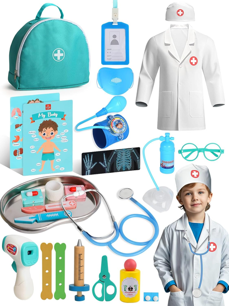 Arztkoffer Kinder, Doktorkoffer Kinder, Arztkoffer Mit Menschlichen Organmodelle-image