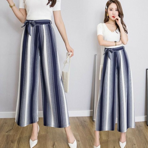 Summer Womens Ladies Belt Palazzo 