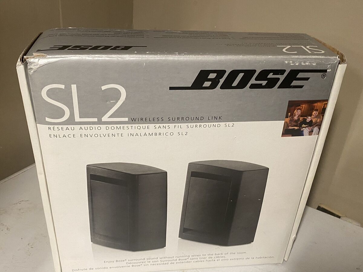 New Bose SL2 Main / Link Speakers In Open Box 100% Never New Bose SL2 Main / Link Speakers In Open Box 100% Never