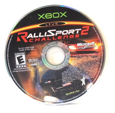 Xbox RalliSport Challenge 2 (Microsoft, Xbox, 2004) Disc Only READ