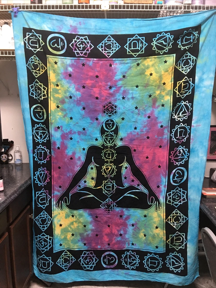 Seven Chakras Tapestry - Boho Mandala Yoga Meditation Wall Hanging