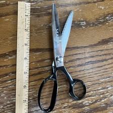 Marks Pinking Shears Sewing Scissors Made In Brazil 407B Fabric Cloth Crafting