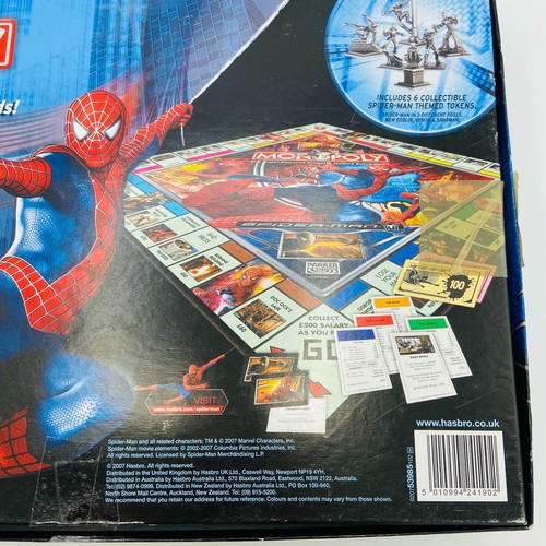 Spider-Man Monopoly Board Game Marvel Hasbro 2007 Complete - Picture 6 of 22