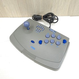 Sega Saturn Console with 2 Virtua Stick controllers & 5 games Japan White tested