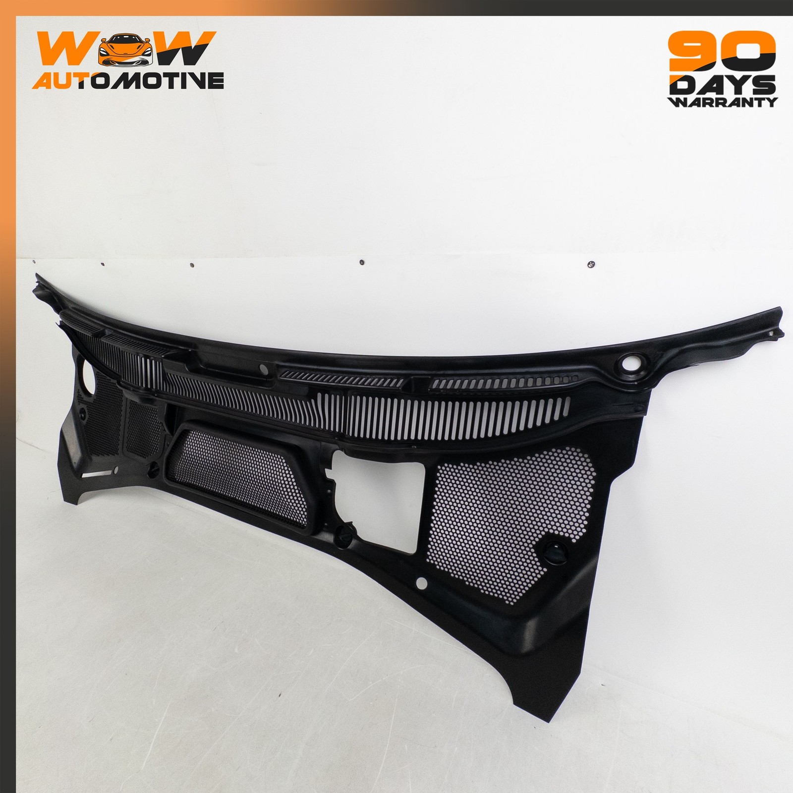 04-13 BENTLEY CONTINENTAL GTC FRONT WINDSHIELD COWL PANEL TRIM COVER BLACK OEM