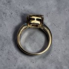 Vintage Seta Sterling Silver 3 Carat Emerald Cut CZ Diamond Ring — photo 3
