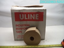 QTY 8 Rolls: S-2350 Uline Industrial Reinforced Kraft Tape 3" x 375'