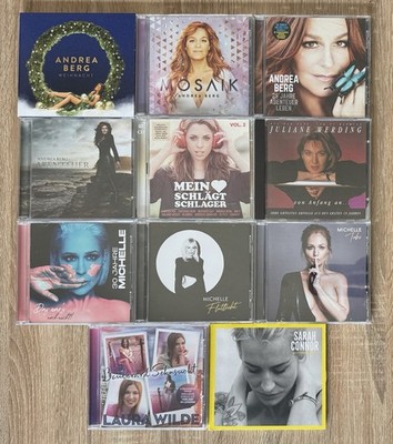 Schlager CD Sammlung | 11 CDs | Andrea Berg | Laura Wilde | Michelle |