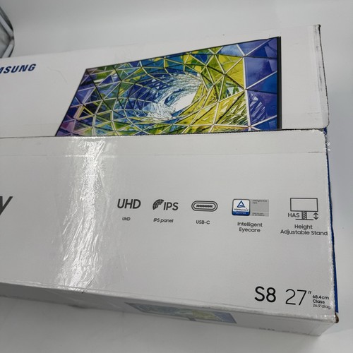 Samsung S8 27 inch Widescreen LED Monitor S27A80DUN EUC - Picture 2 of 24