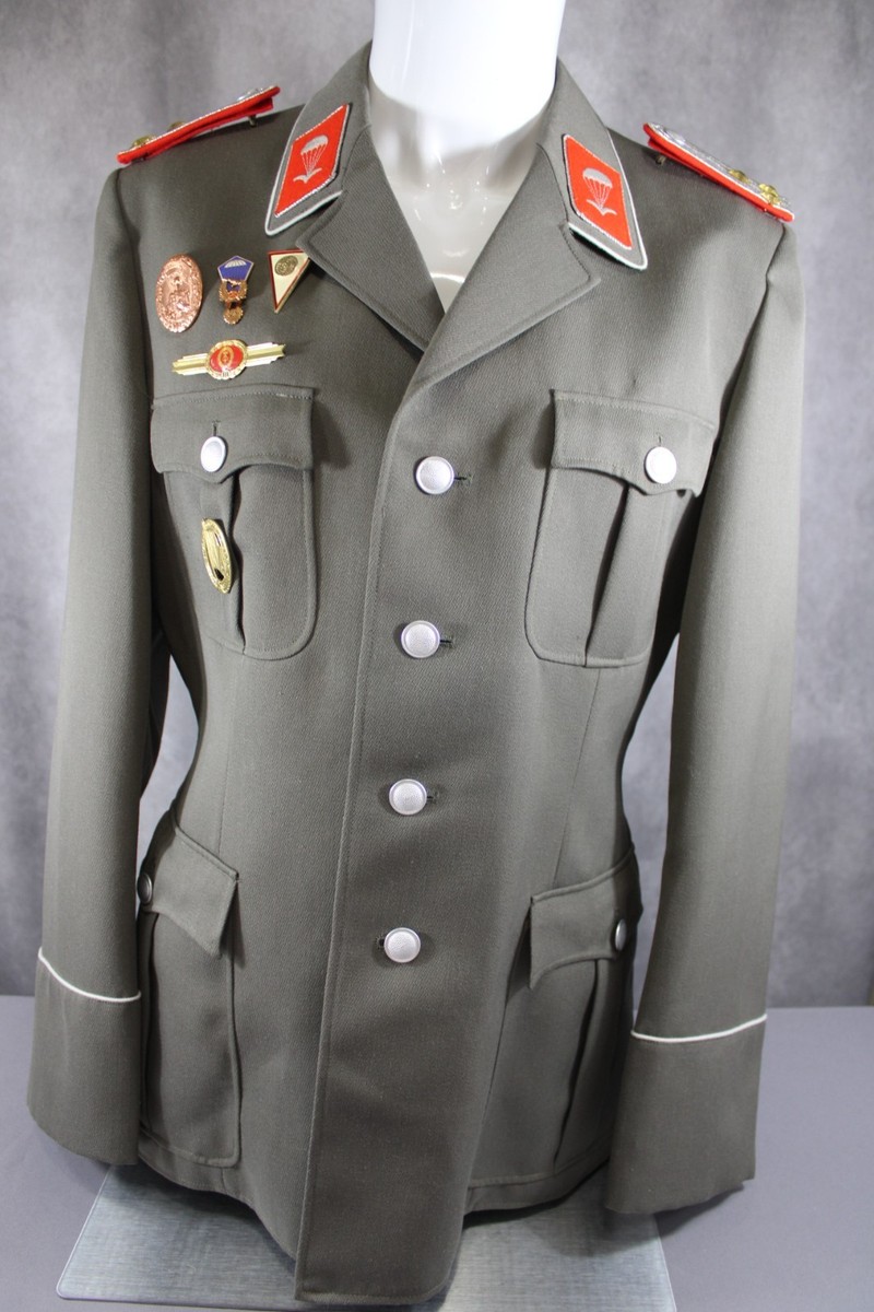DDR NVA East German Army Paratrooper Officer Tunic Jacket Uniform