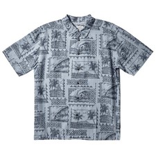 QUIKSILVER SURF TRIPPERS Men's S/S Button-Up Shirt - KVJ6 - Medium - NWT
