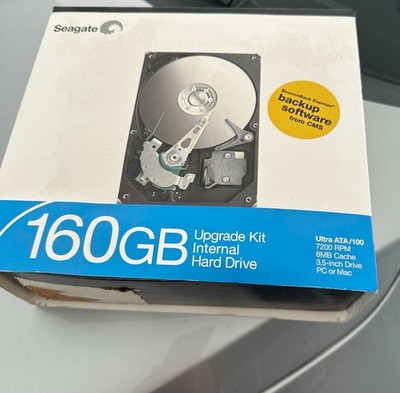 Seagate Barracuda 160GB internal Hard Drive NEW Upgrade Kit Ultra ATA 100