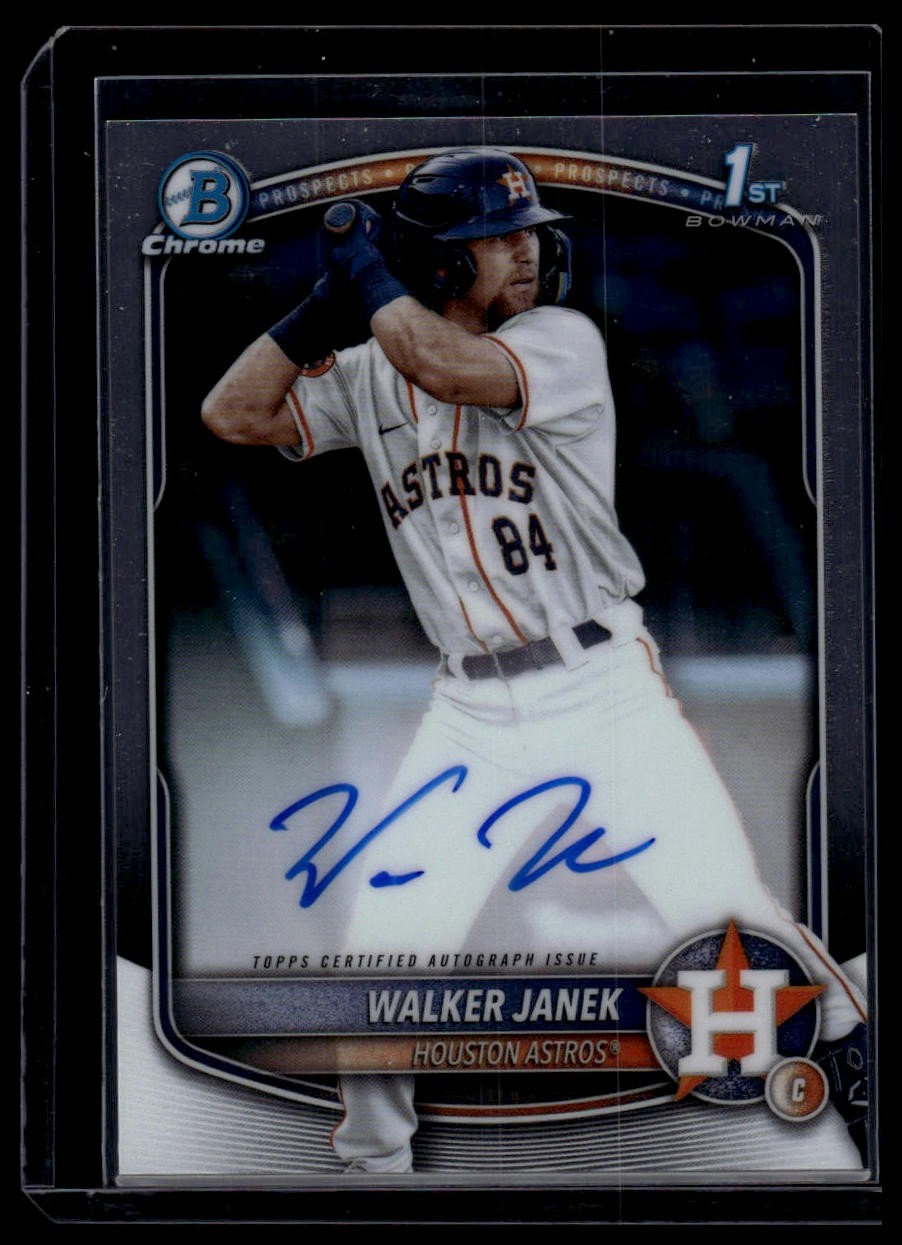 2025 Bowman #CPA-WJA Walker Janek Chrome Prospect Auto