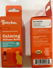 Zesty Paws Calming Diffuser 2 PACK REFFILL ONLY, ORCHID MIST 30 DAYS EXP 07/28