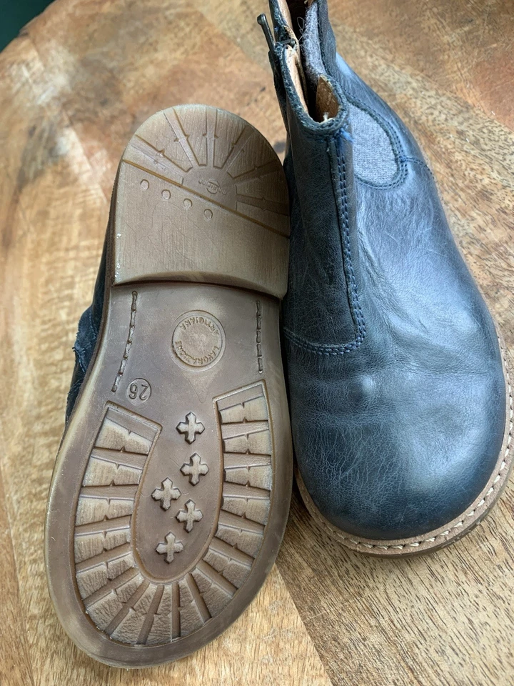 Pom D’api Paris Leather Chelsea Boots Toddler/Child Navy Blue Size 26 FALL 🍁 - Image 4 of 4