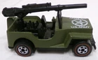 New ListingVintage Redlines Hot Wheels Green U.S. Army Loose Jeep Car 1970 Hong Kong