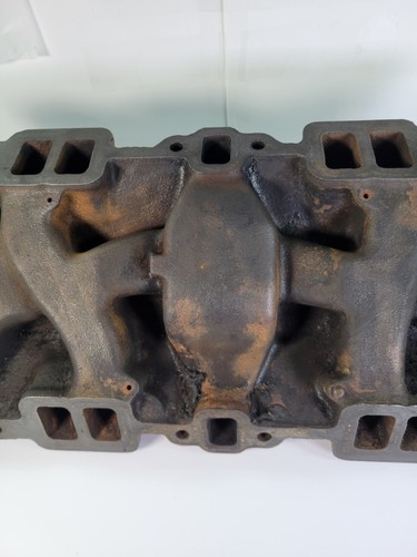 1960'S V8 283 170 195HP 2bbl Intake Manifold 746826 IMPALA GM 2 Barrel Chevy - Picture 15 of 24