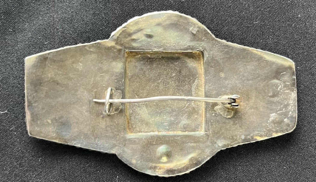 Large Antique Berber Middle eastern Sterling Silv… - image 5