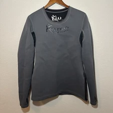 Kutting Weight Sauna Shirt XL Black Neoprene Sweat Top Long Sleeve Workout Gym