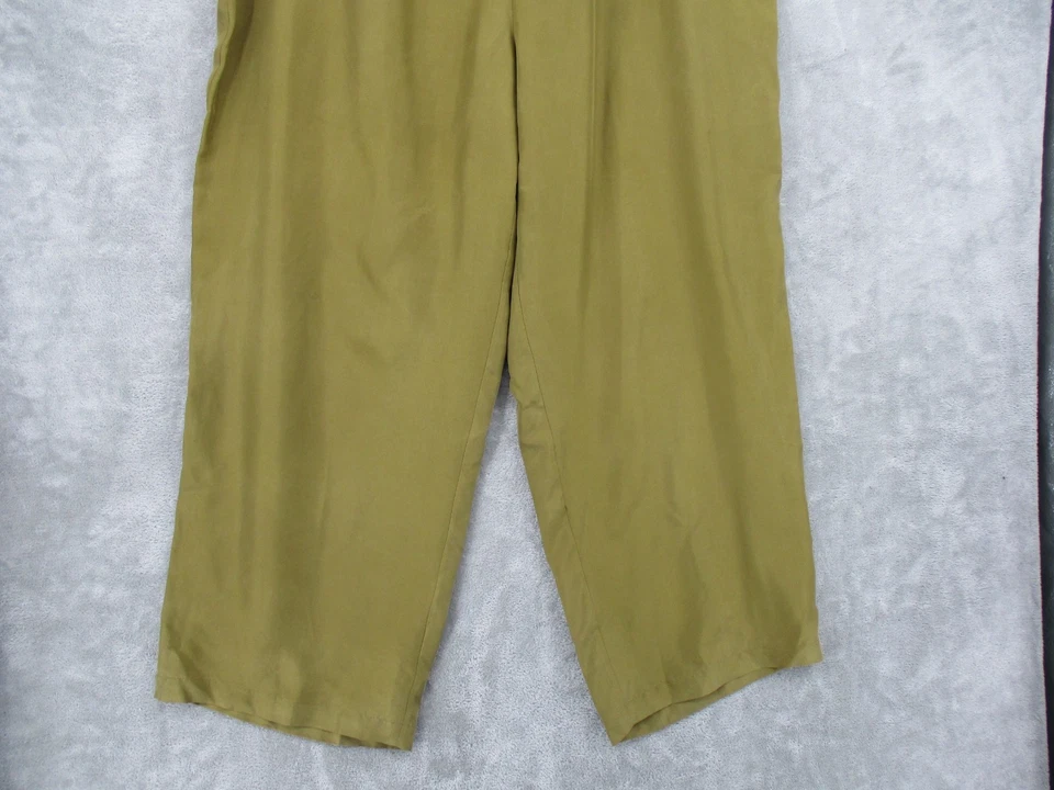 Pantalones Sutton Studio 2X Seda Pierna Ancha Lagenlook Minimalista Boho Ligeros Nuevos Foto 4 de 4