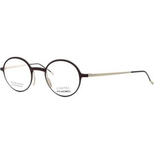 Lightec-Morel Men's Eyeglasses Round Brown/Gold Beta Titanium Frame 30077L MD24