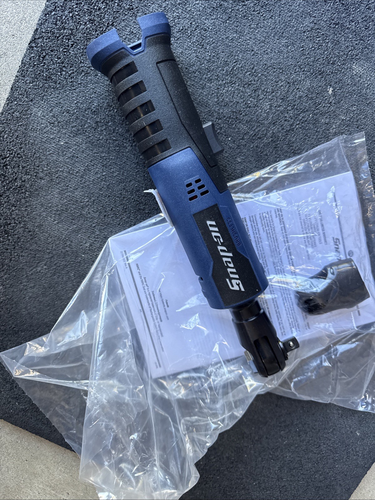 For Snap-on Tools NEW  Blue 3/8” 14.4v HIGH-TORQUE Cordless Ratchet CTR862mb