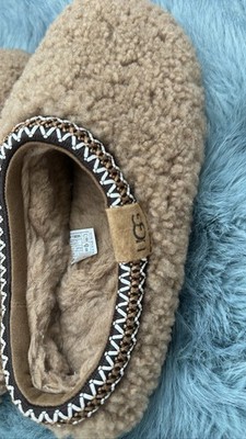 UGG Tasman Maxi Curly Slipper Chestnut Sheepskin Women 1158356