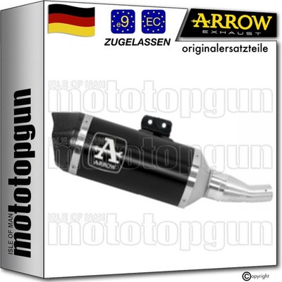 ARROW AUSPUFF ZUGELASSEN INDY-RACE ALUMINIUM SCHWARZ C KTM DUKE 125 2023 23