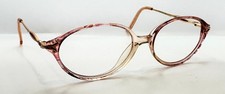 Vintage Diane Von Furstenberg 1563 Pink Gold Sunglasses FRAMES ONLY Hong Kong