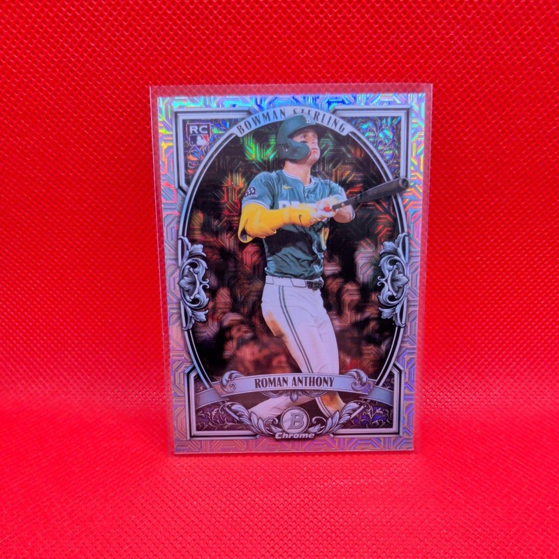 2026 Bowman Chrome Sterling Mega Mojo Refractor RC #BST-12 Roman Anthony