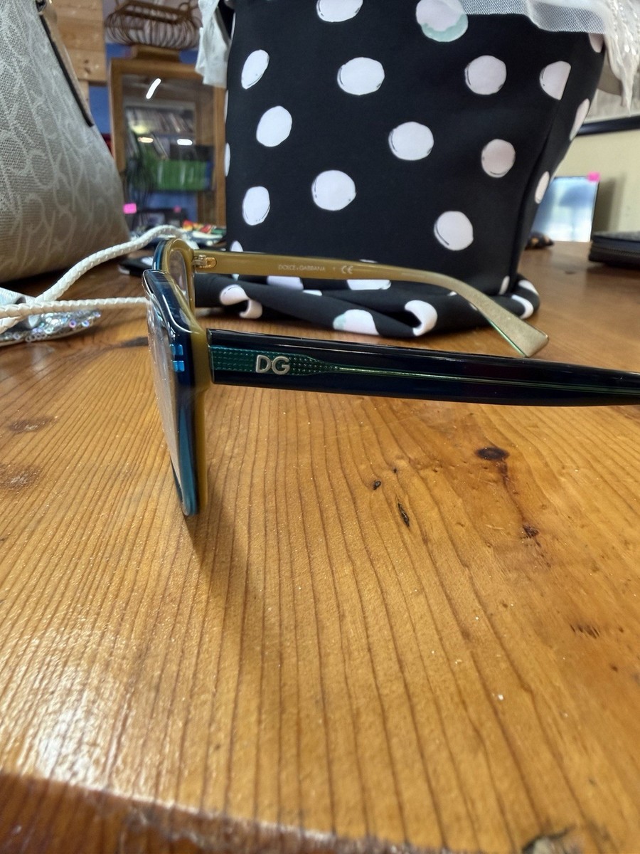 DOLCE & GABBANA DG 3249 2956 HAVANA GOLD CAT EYE EYEGLASSES  display picture 2