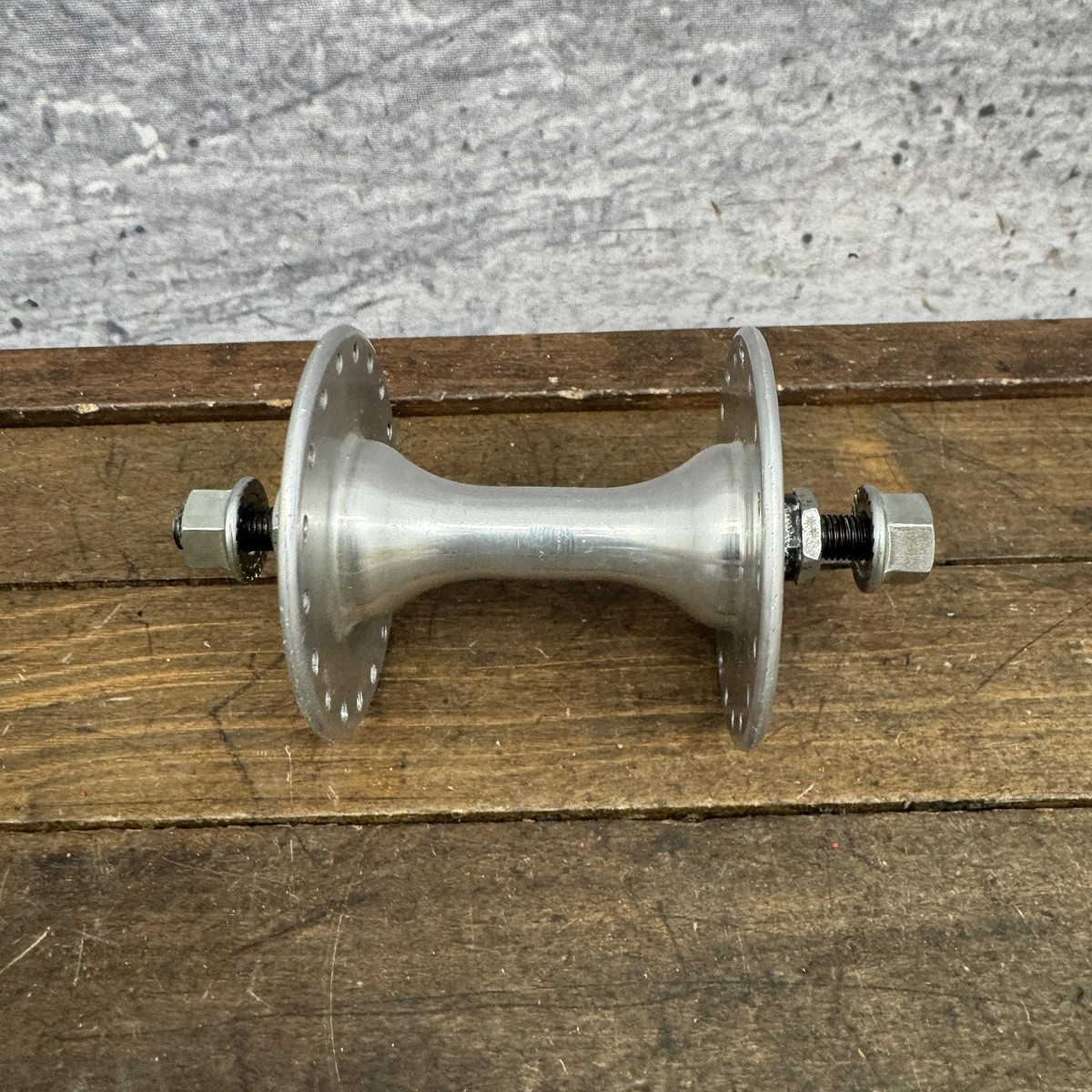 パルフェット スポーティーボンテージ Vintage Joytech 1988 BMX Front Hub 36H High Flange Silver Nutted