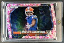 2025 Panini Prizm Black J.Michael Sturdivant Prospects Cherry Blossom #/20