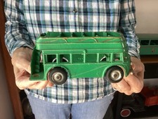 Vintage Arcade cast-iron double-decker bus (NICE!) 1930s