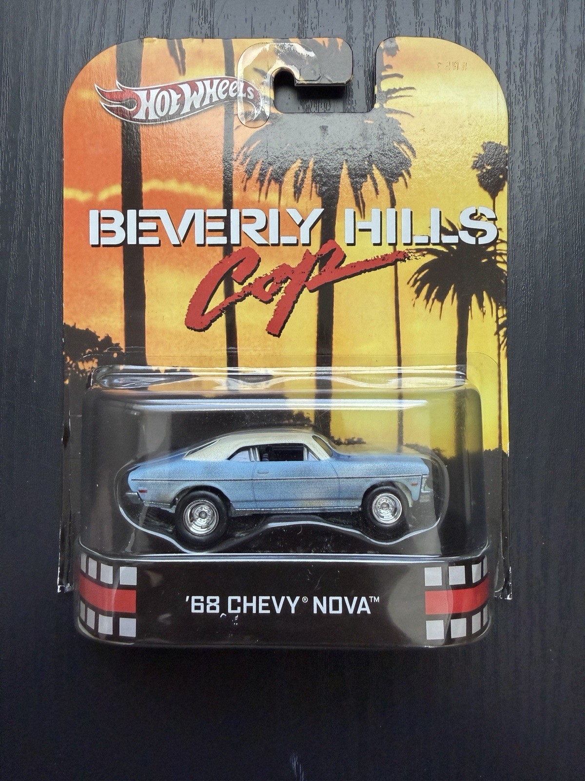 Hot Wheels Retro Entertainment (Beverly Hills Cop ‘68 Chevy Nova) w/ RR