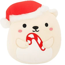 Squishmallows 2025 Christmas Squad 5" Brooke the Polar Bear Plush Doll Toy