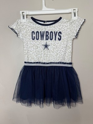 NFL Team Apparel Dallas Cowboys Toddler Girls' Dress Size 3T