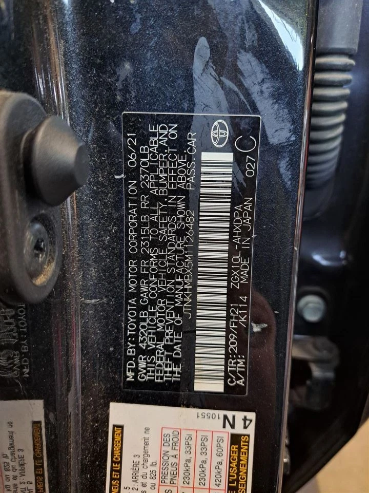 Tampa/tampa de roda traseira 2021 C-hr Sku#4280769 - Imagem 3 de 4