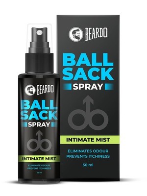Beardo Intimate Spray for Men 50ml Anti Odor Cooling Balls Freshness Body Care