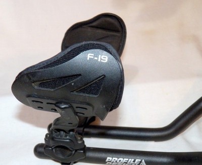 Profile Design Airstryke Clip-On Aerobars w/F-19 Arm Rests & Shims