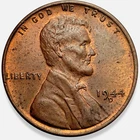 1944 D Lincoln Wheat Cent Penny Unc AU+ * Beautiful Toned Surfaces 1944 D