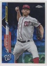 2020 Topps Chrome Sapphire Edition League Leaders Stephen Strasburg #181 06y2