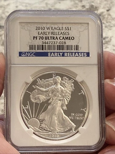 2010 W ~ EARLY RELEASES ~ NGC PF70 ULTRA CAMEO 1 OZ AMERICAN SILVER EAGLE