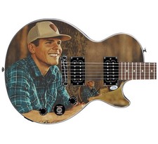 Granger Smith Signed Gibson Epiphone Les Paul Photo Graphics Guitar ACOA