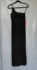 Y2K Sweet Storm One Shoulder Black Dress Med Beaded Long Formal Romantic Goth